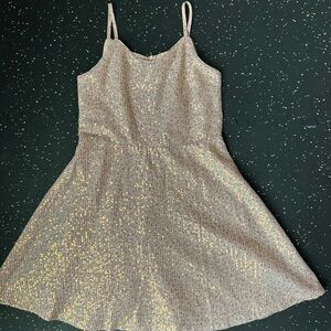 Zunie Shimmering Gold Dress